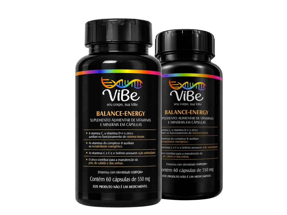 Kit 2 frascos ViBe Balance-Energy